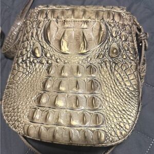 Brahmin Gold Embossed Crossbody Bag